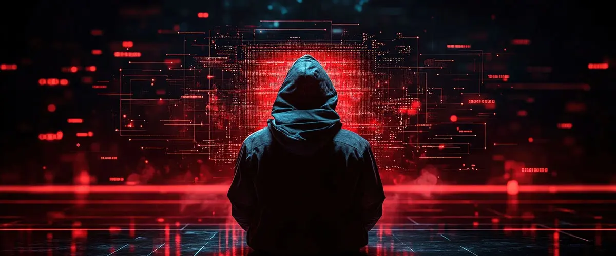 Digital forensics expert analyzing electronic data