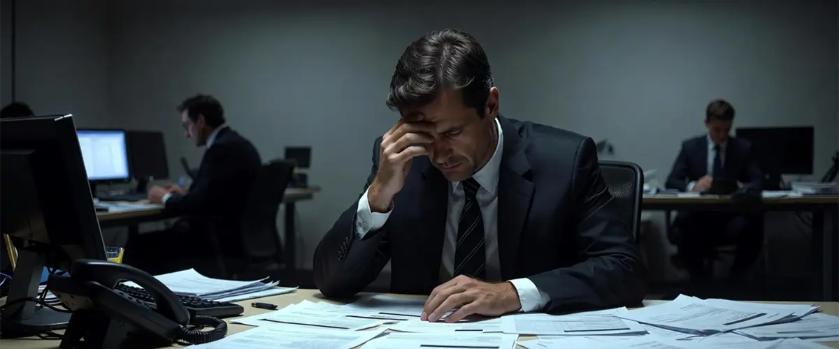 Digital forensic expert analyzing laptop data