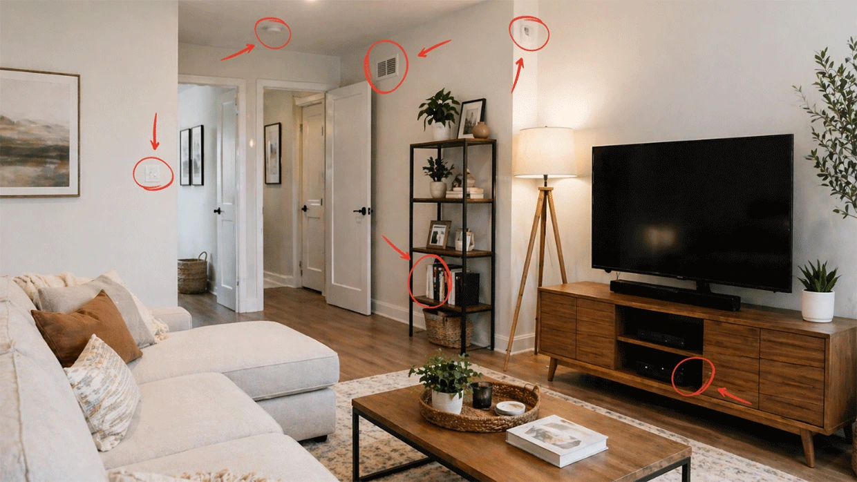 Hidden Cameras in AirBnb