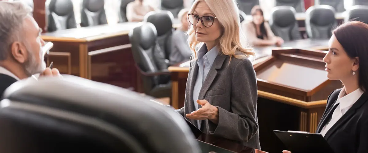 Digital forensic expert analyzing electronic evidence