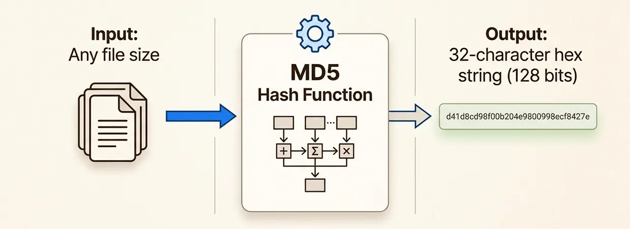 MD5 digital fingerprint