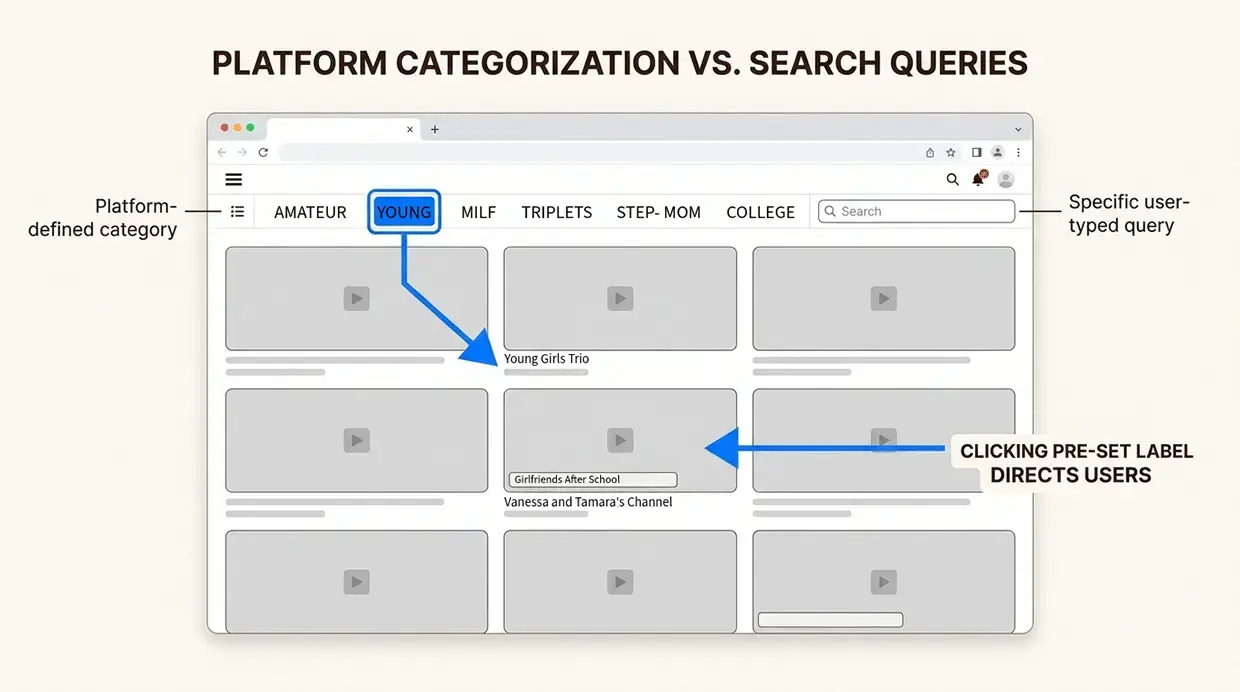 Platform Categorization Vs Search Queries 