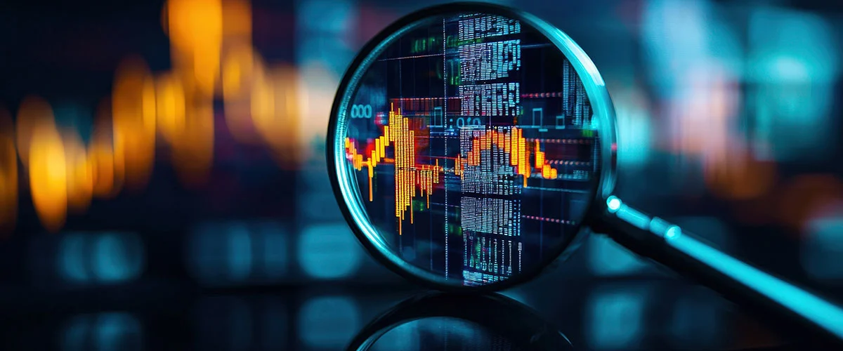 Digital forensic expert analyzing laptop data