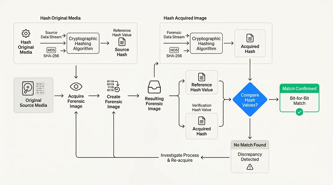 Hash image flow chart