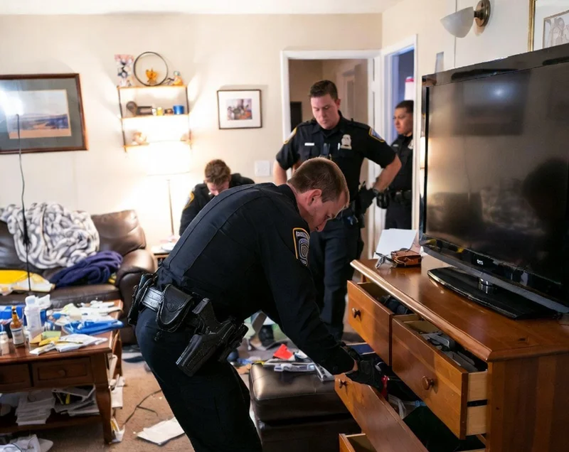 Real World Example of Plain View in a Physical Setting