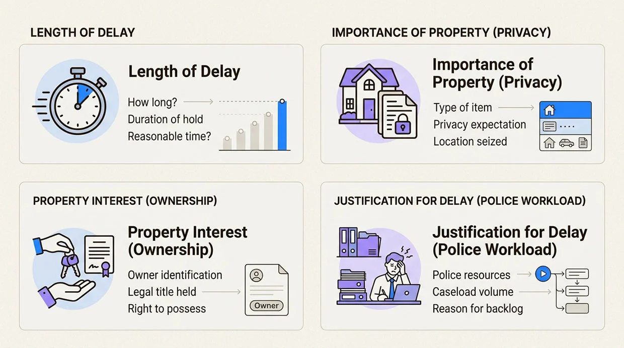 Real World Example of Plain View in a Physical Setting